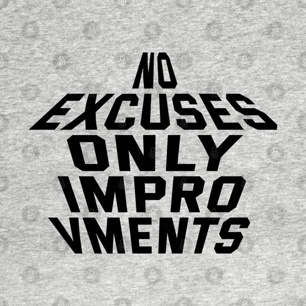 No Excuses Only Improvements by Texevod